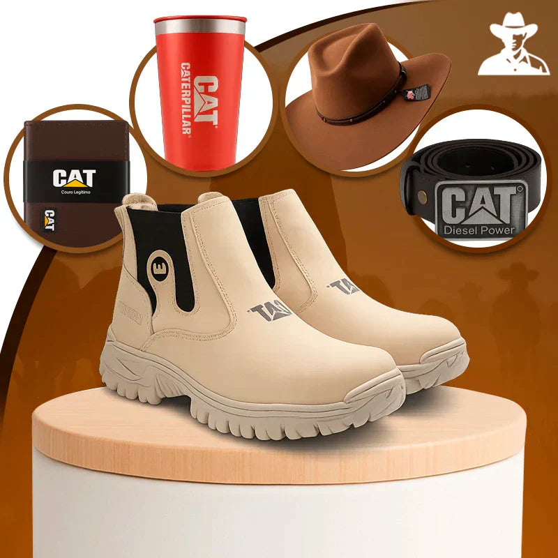 Kit Caterpillar - Bota Para Homens de Verdade