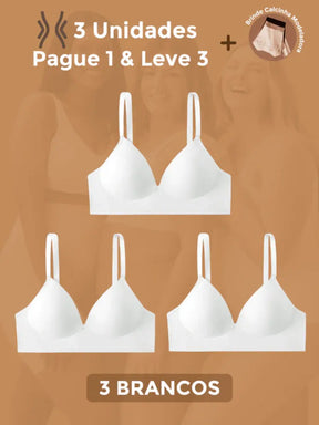 Sutiã Modelador Libelle (Compre 1 & Leve 3) + Brinde Calcinha Modeladora!