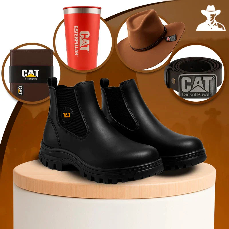 Kit Caterpillar - Bota Para Homens de Verdade