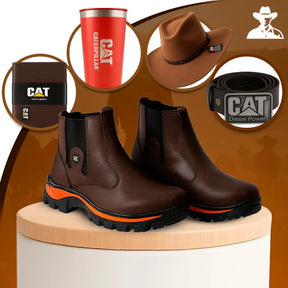 Kit Caterpillar - Bota Para Homens de Verdade
